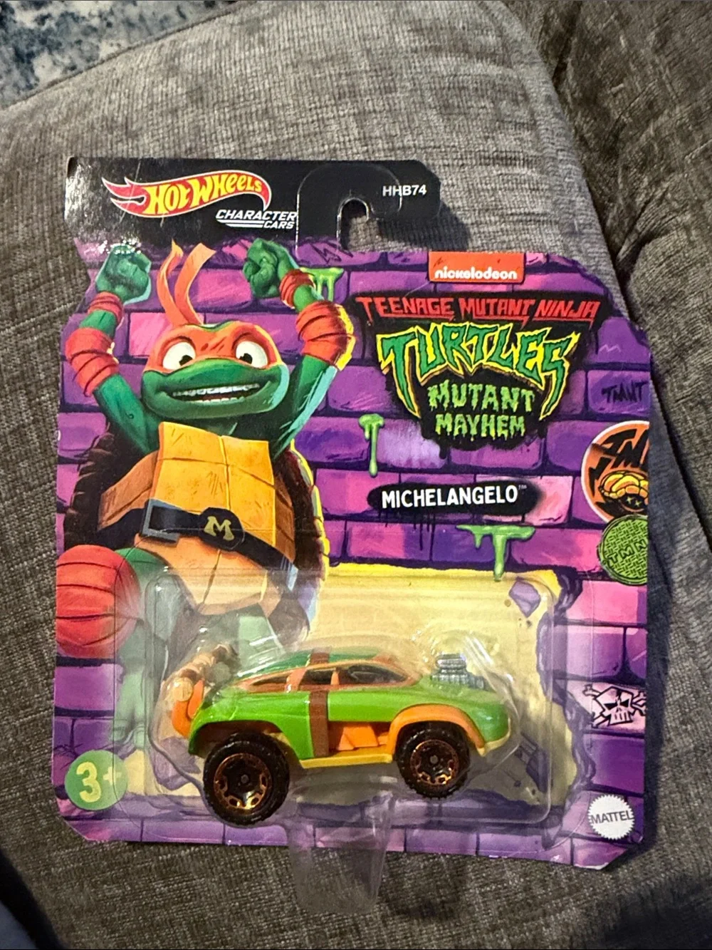 Hot Wheels Character Cars TMNT Mutant Mayhem Michelangelo Sealed